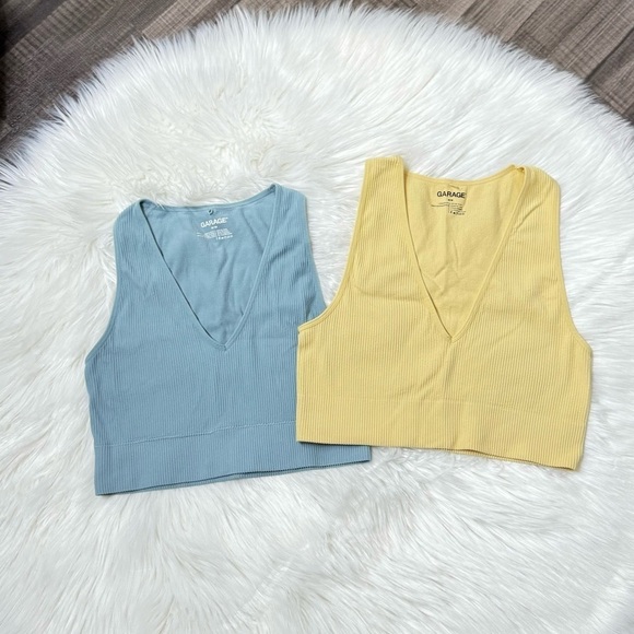 Garage Tops - Garage Stella Seamless Plunge Tank Top
